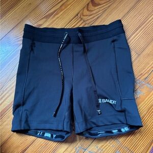 Bandit Running Stamina 5” Compression Short Black Small
